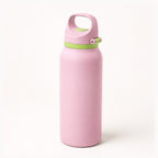 Custom 600ml One-Touch Stainless Steel Sports Bottle with Straw
