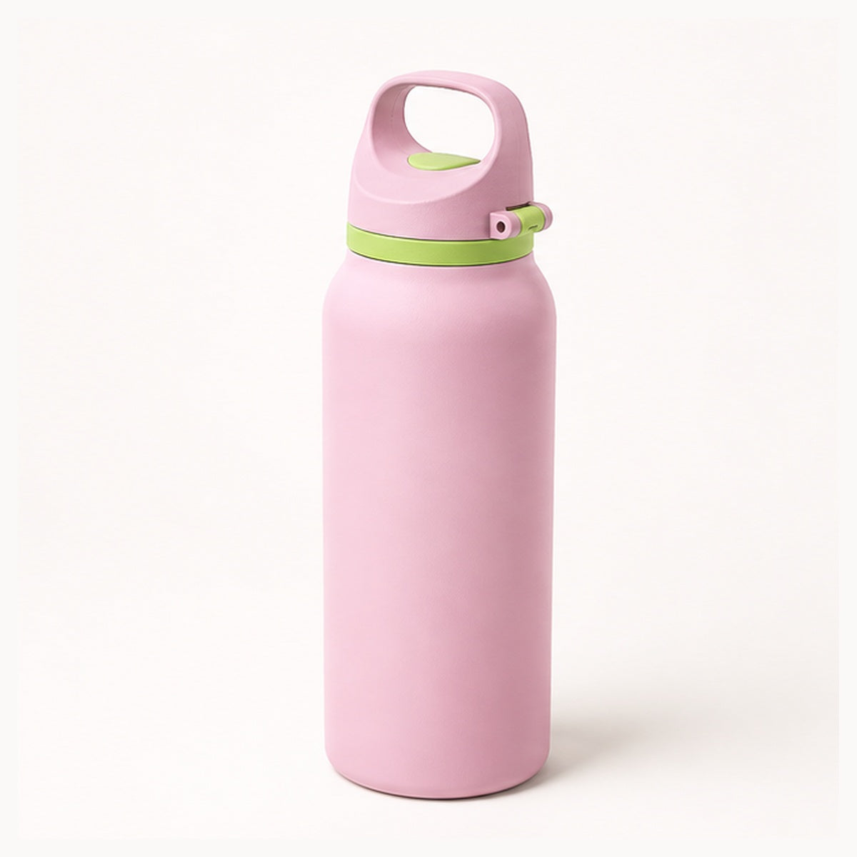 Custom 600ml One-Touch Stainless Steel Sports Bottle with Straw