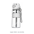 2026 Tritan Straight-Drink Student Water Bottle — 750-800 / Mist White