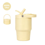 Custom 14oz Folding-Spout Stainless Steel Insulated Car Tumbler