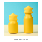 304 Stainless Steel Cartoon Animal Kids Insulated Bottle — 450ml / Star