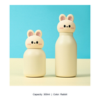 304 Stainless Steel Cartoon Animal Kids Insulated Bottle — 300ml / Rabbit