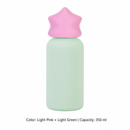350ml 316 Stainless Steel Kids' Sports Bottle — 350 ml / Light Pink + Light Green