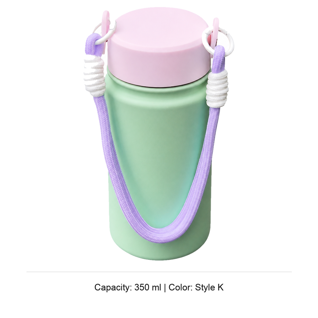 350ml 316 Stainless Steel Wide-Mouth Sports Bottle — 350 ml / Style K