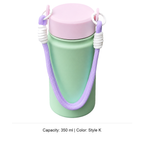 350ml 316 Stainless Steel Wide-Mouth Sports Bottle — 350 ml / Style K