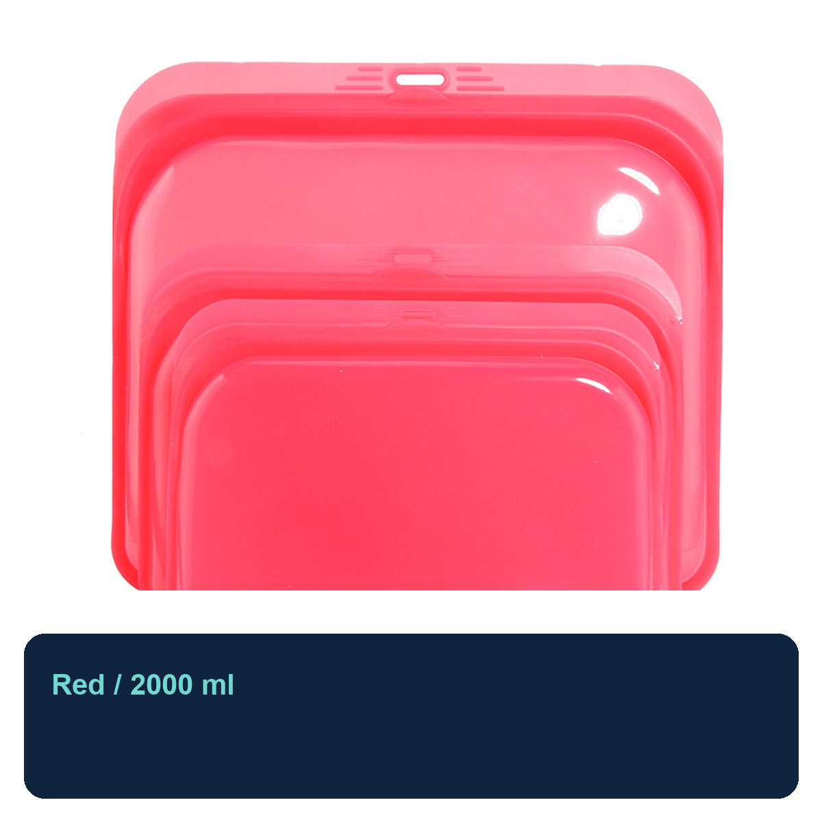 Large-Capacity Silicone Food Storage and Organizer Bag