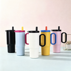 Custom Logo 25 oz Insulated Tumbler with Handle