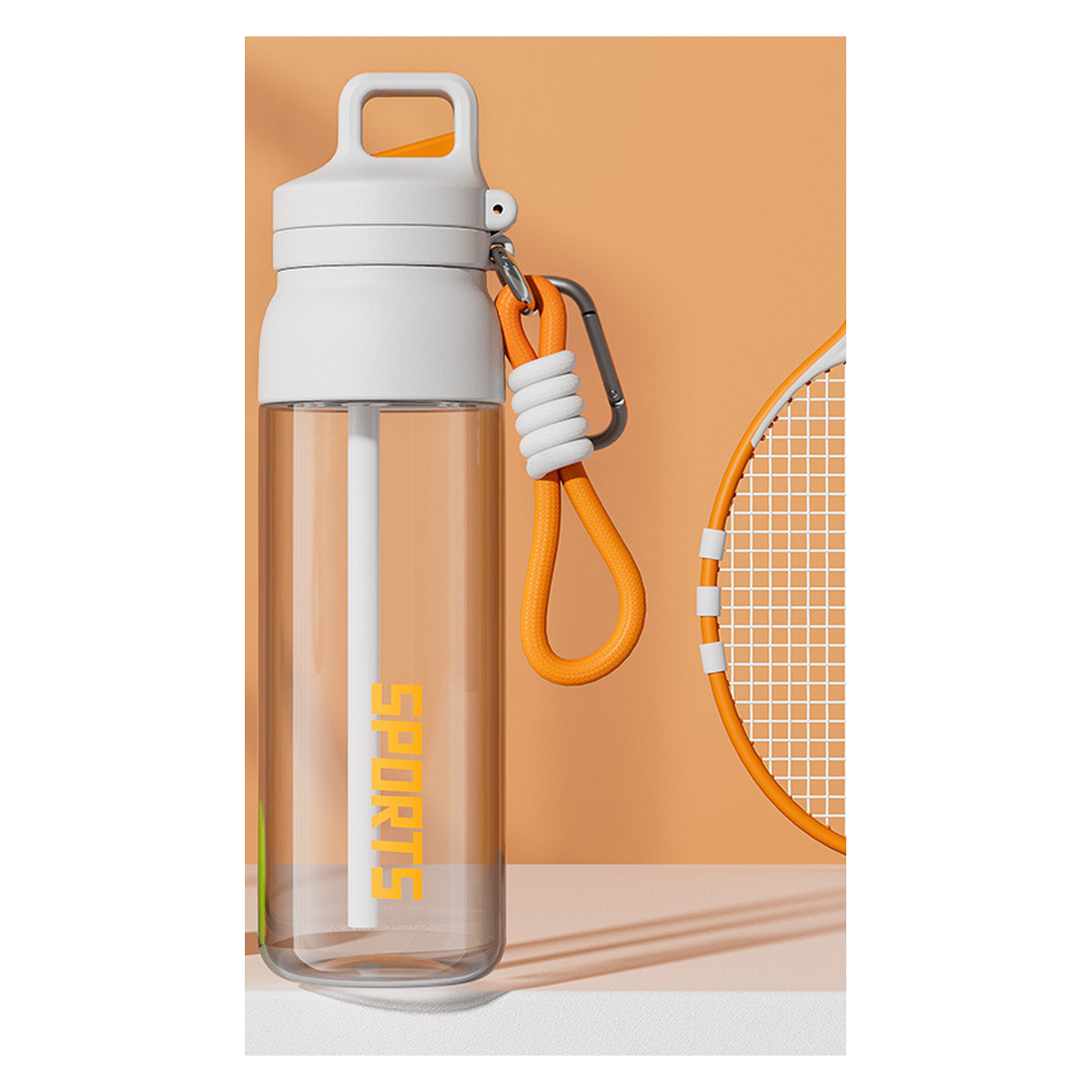 Large-Capacity Tritan One-Touch Sports Water Bottle