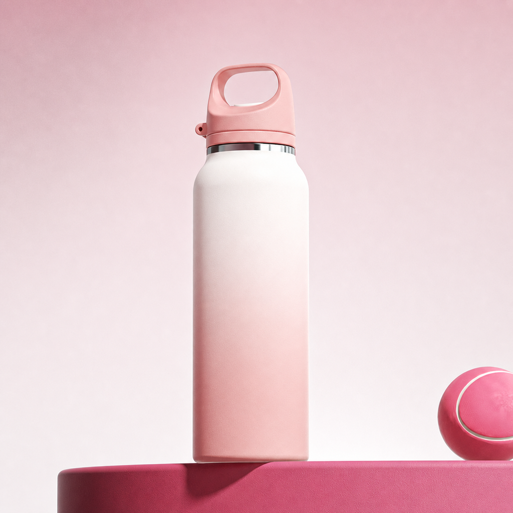 Custom Logo 600ml One-Touch Stainless Steel Insulated Bottle