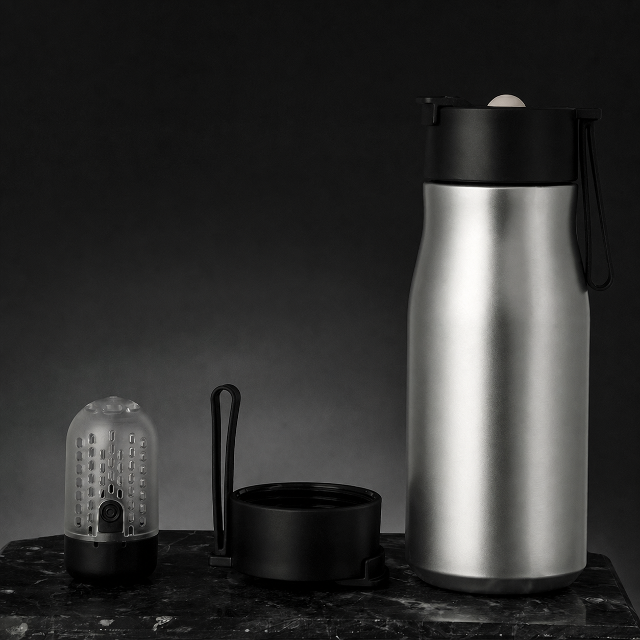 Custom 316 Stainless Steel Magnetic Tea Bottle, 540ml / 740ml