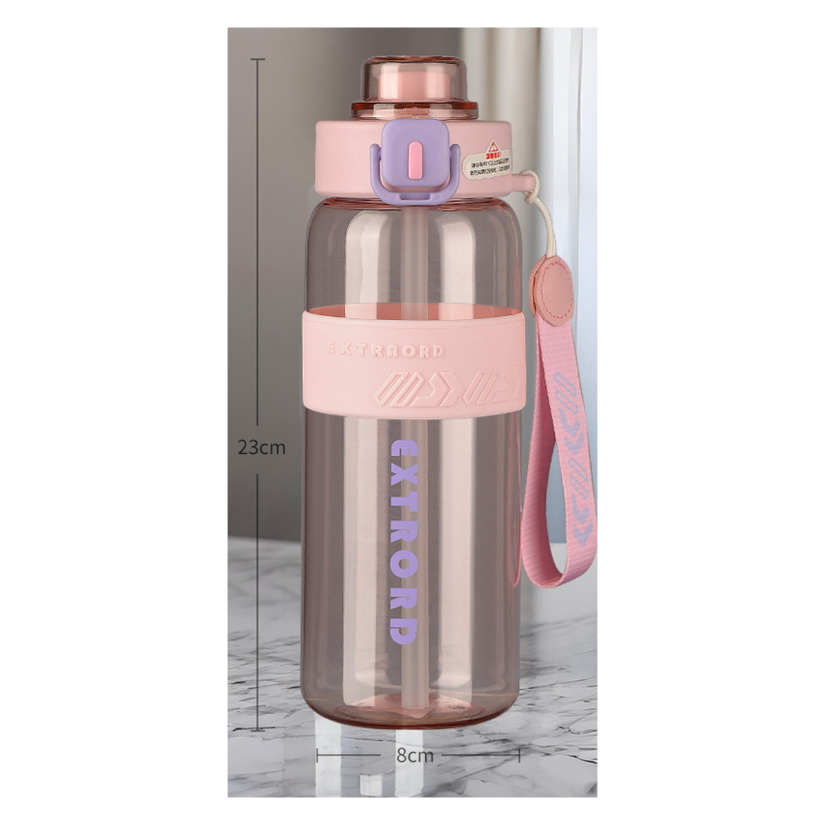 Large-Capacity Tritan One-Touch Sports Water Bottle