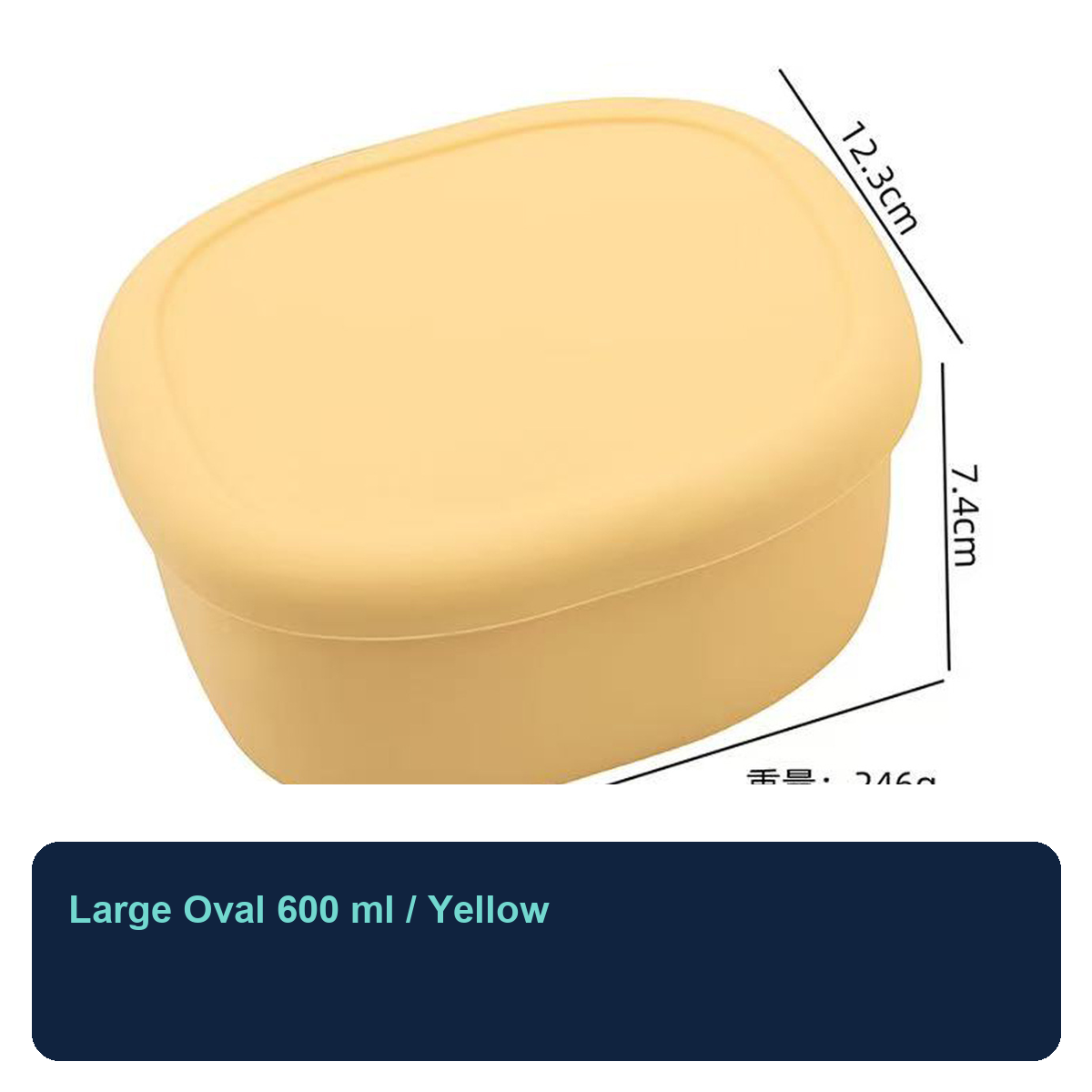 Food-Grade Silicone Leakproof Lunch Box