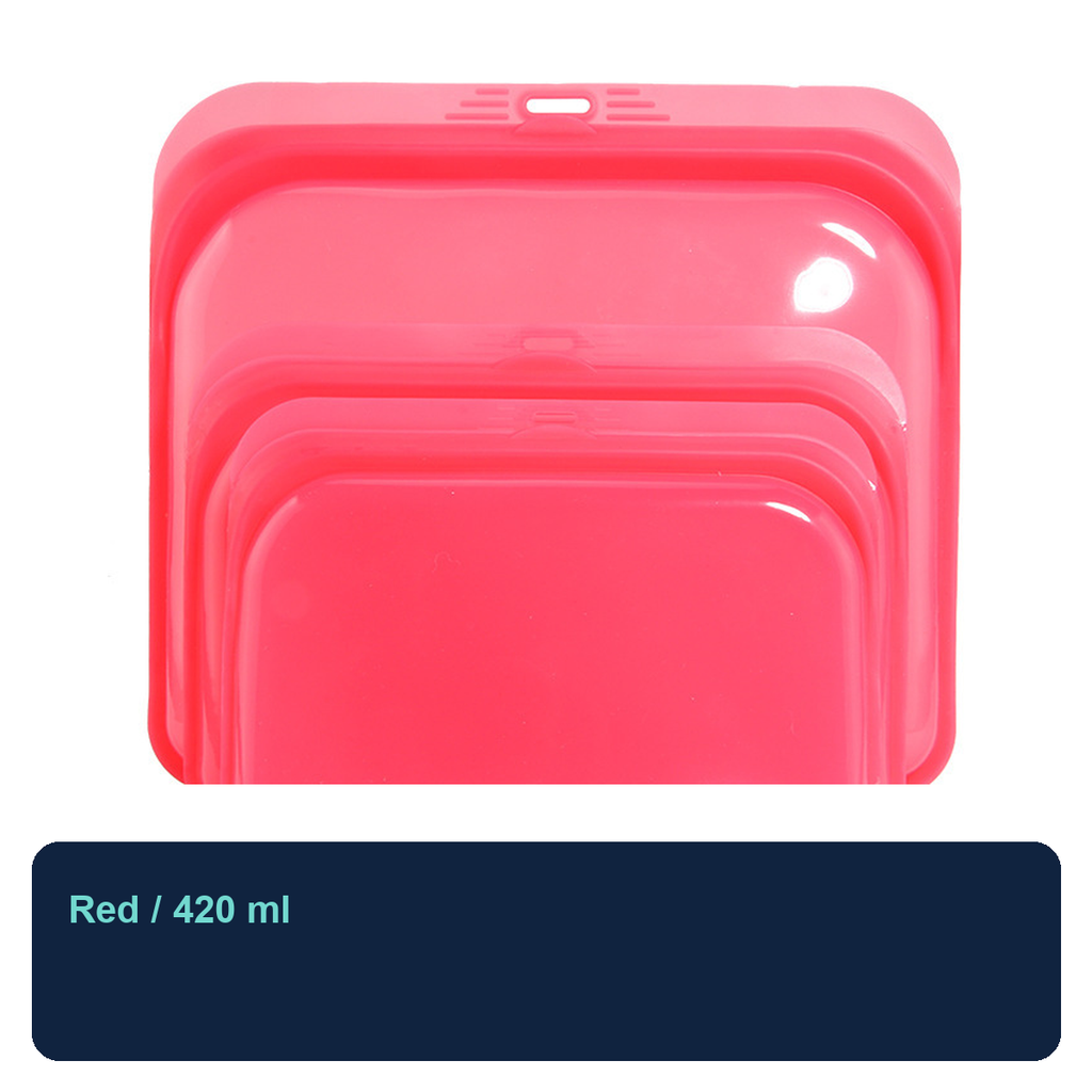 Large-Capacity Silicone Food Storage and Organizer Bag