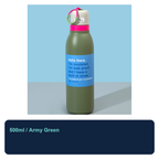304 Stainless Steel Dual-Drink Travel Bottle