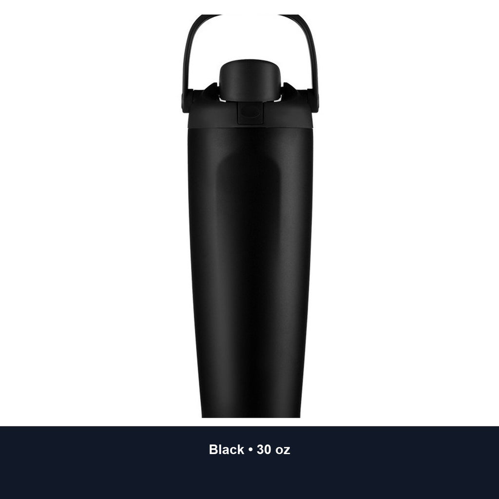 Custom 30oz Stainless Steel Dual-Drink Sports Tumbler with Handle
