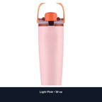 Custom 30oz Stainless Steel Dual-Drink Sports Tumbler with Handle