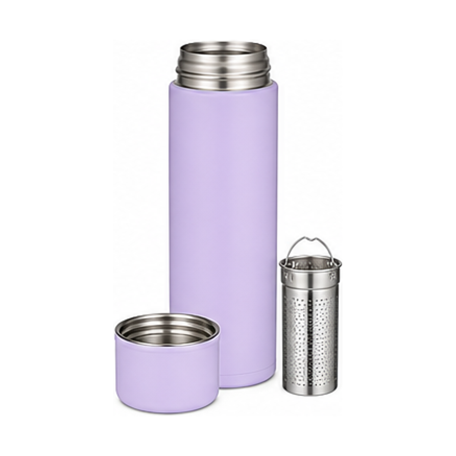 Custom 600ml / 800ml 316 Stainless Steel Tea-Infuser Bottle