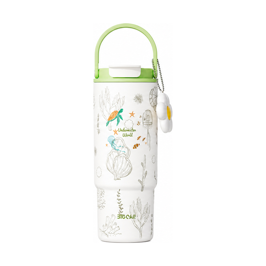 Custom 880ml 316 Stainless Steel Ceramic-Lined Art Tumbler