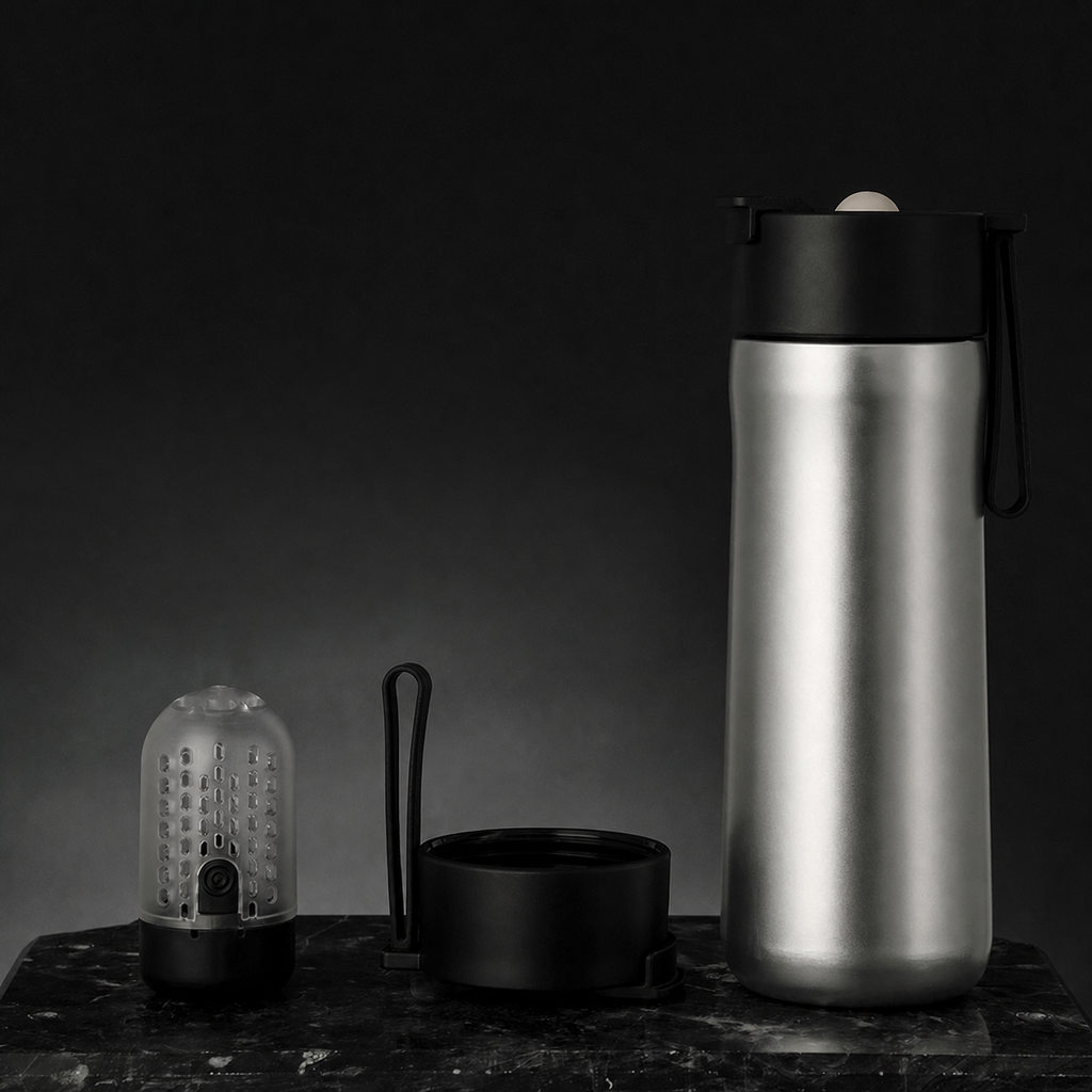 Custom 316 Stainless Steel Magnetic Tea Bottle, 540ml / 740ml
