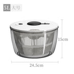Press-Down Salad Spinner and Draining Bowl 3 L / 5 L