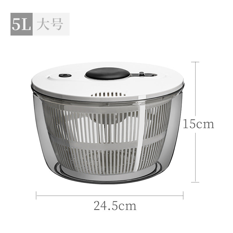 Press-Down Salad Spinner and Draining Bowl 3 L / 5 L