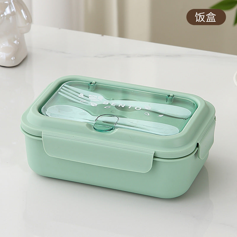 Custom Logo PP and Stainless Steel Divided Lunch Box