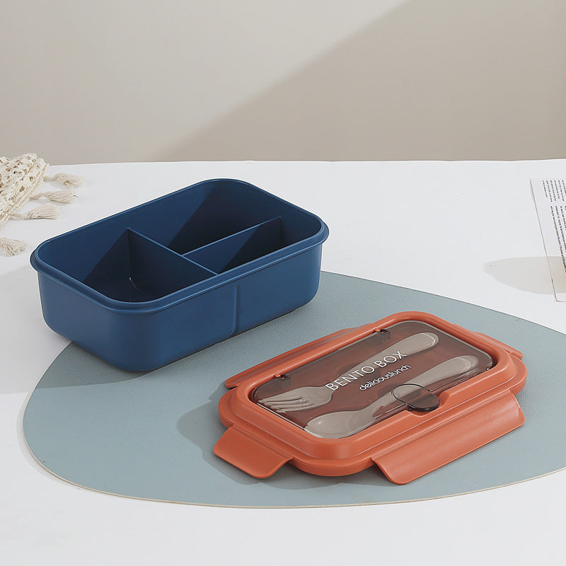 Custom Logo PP and Stainless Steel Divided Lunch Box