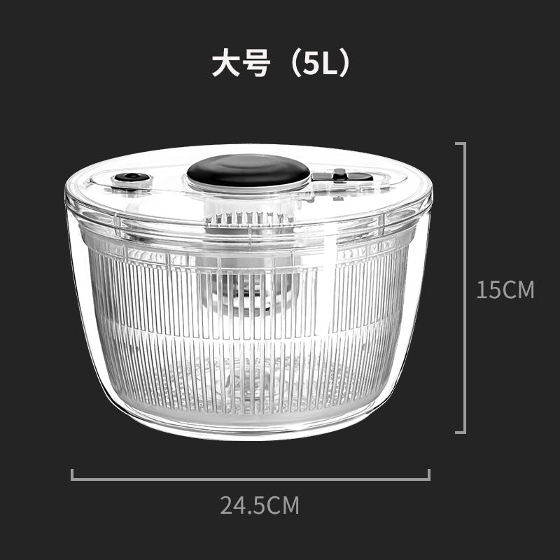 Press-Down Salad Spinner and Draining Bowl 3 L / 5 L