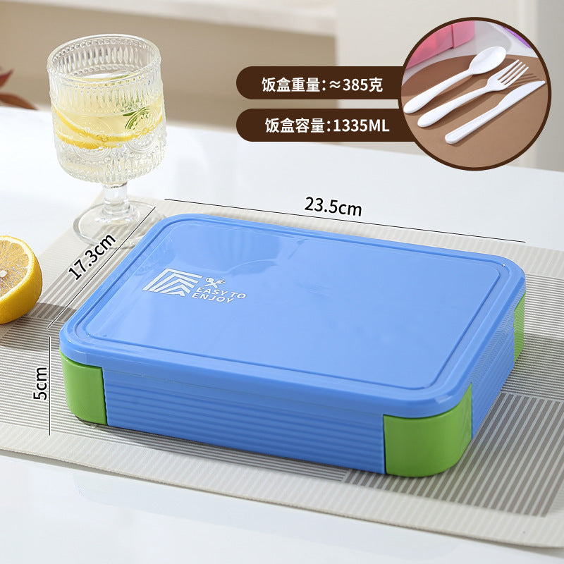 Custom Logo PP and Stainless Steel Divided Lunch Box