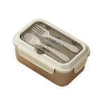 Custom Logo PP and Stainless Steel Divided Lunch Box