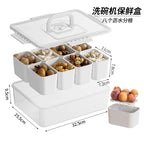 Custom Logo Divided Fruit and Salad Storage Box