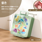 Custom Logo PP and Stainless Steel Divided Lunch Box