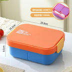 Custom Logo PP and Stainless Steel Divided Lunch Box