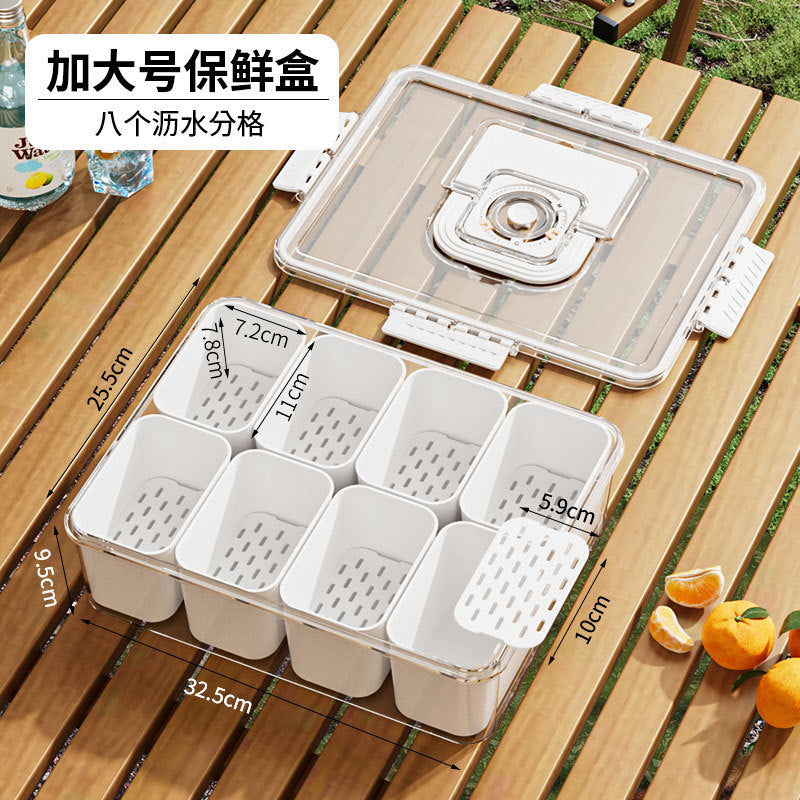 Custom Logo Divided Fruit and Salad Storage Box