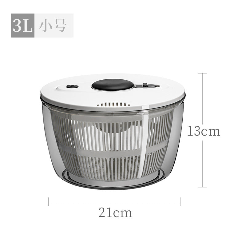 Press-Down Salad Spinner and Draining Bowl 3 L / 5 L