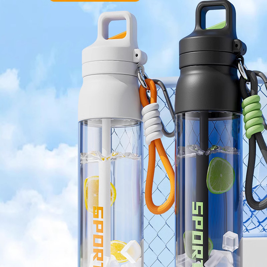 Large-Capacity Dual-Drink Tritan Sports Bottle