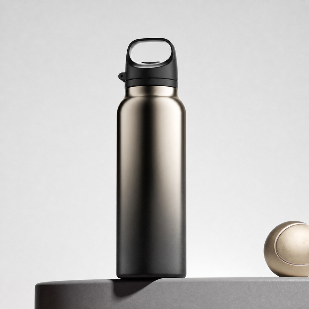 Custom Logo 600ml One-Touch Stainless Steel Insulated Bottle