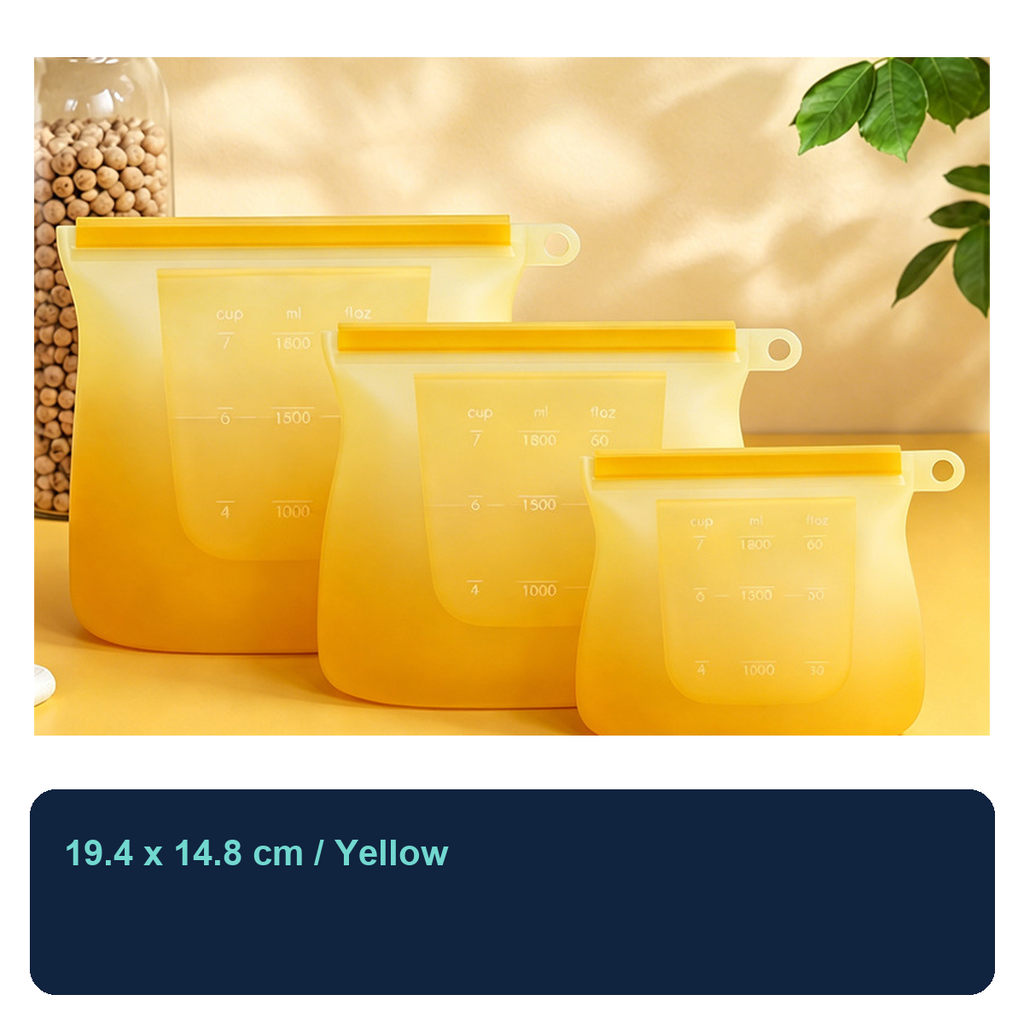Reusable Food-Grade Silicone Storage Bag