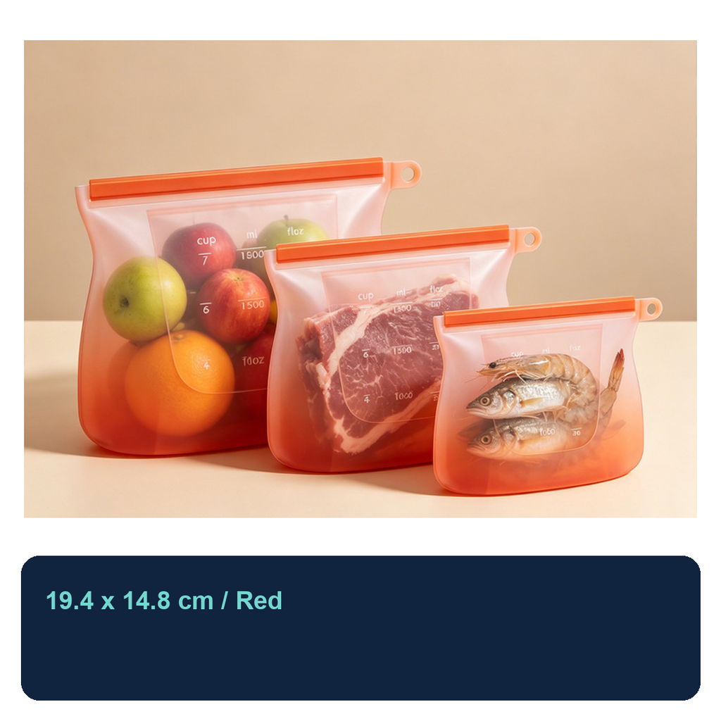 Reusable Food-Grade Silicone Storage Bag