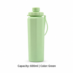 Collapsible Silicone Sports Bottle — 600ml / Green