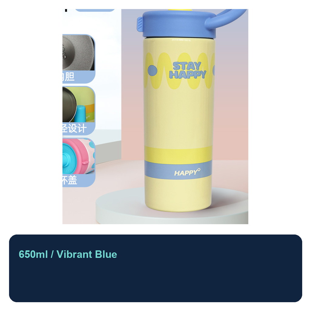 650ml Stainless Steel Dual-Drink Tea Tumbler