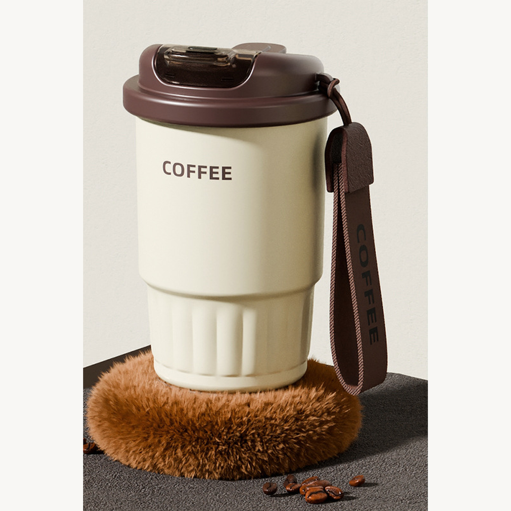 316 Stainless Steel Dual-Drink Insulated Coffee Tumbler