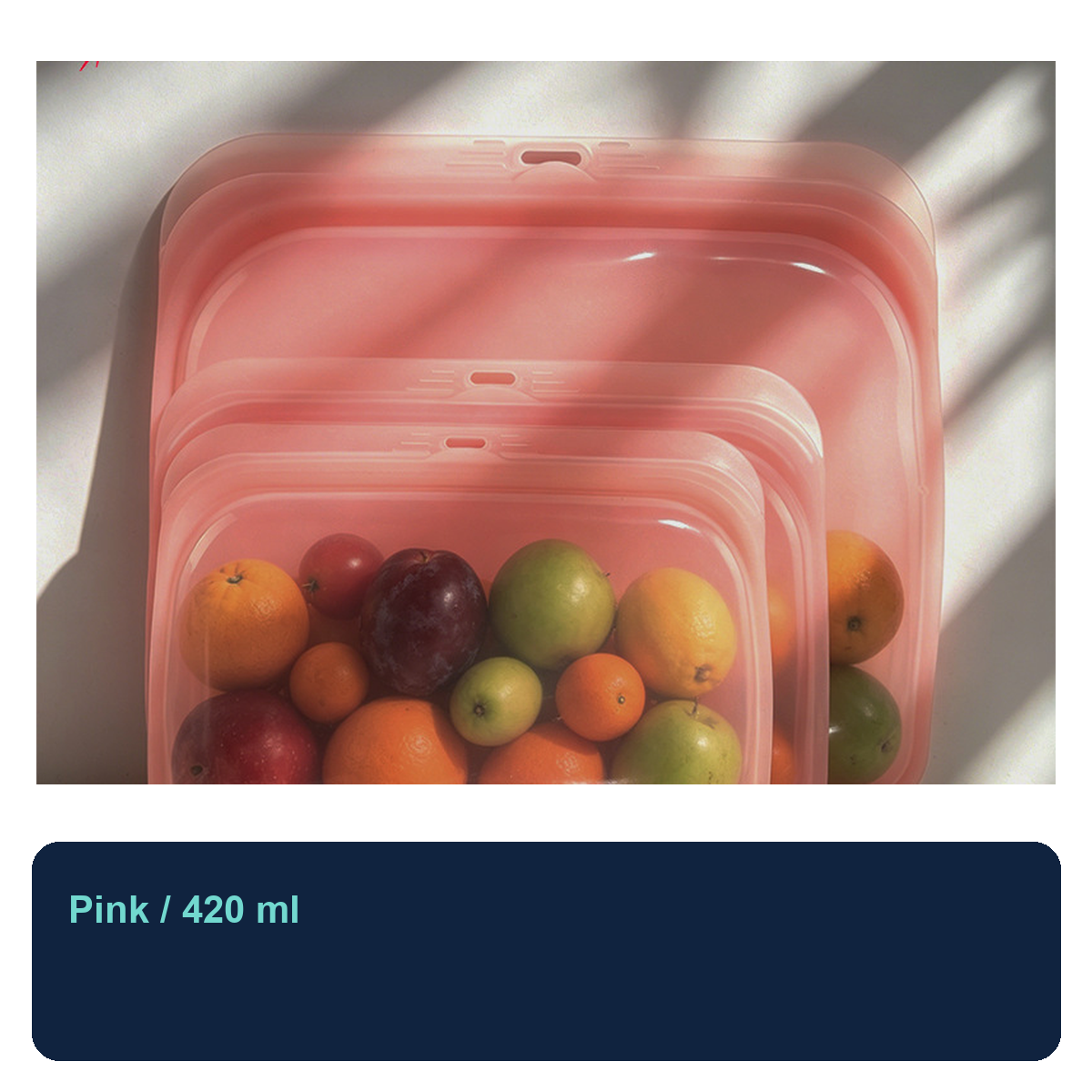 Large-Capacity Silicone Food Storage and Organizer Bag