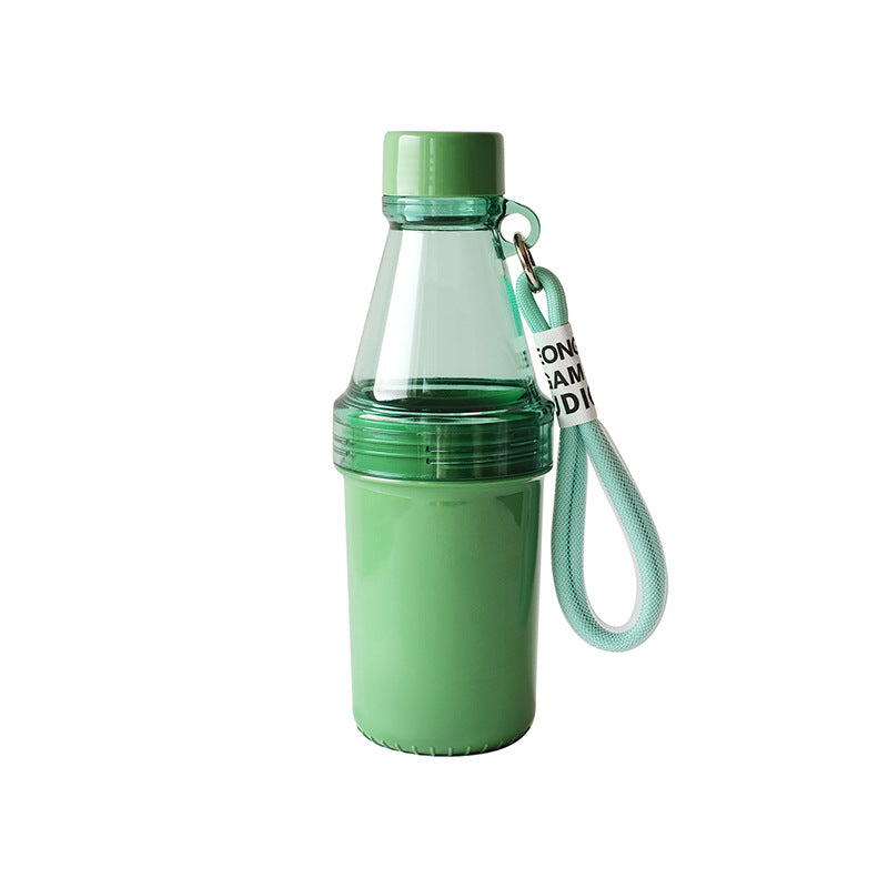 Modular Two-Section Plastic Sports Water Bottle