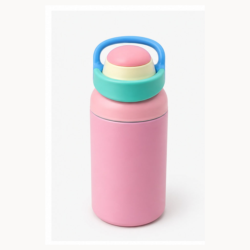 Custom 550ml Dopamine 316 Stainless Steel Straw Bottle