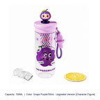 Large-Capacity Tritan Straw Water Bottle — 700ML / Grape Purple700ml - Upgraded Version [Character Figure]