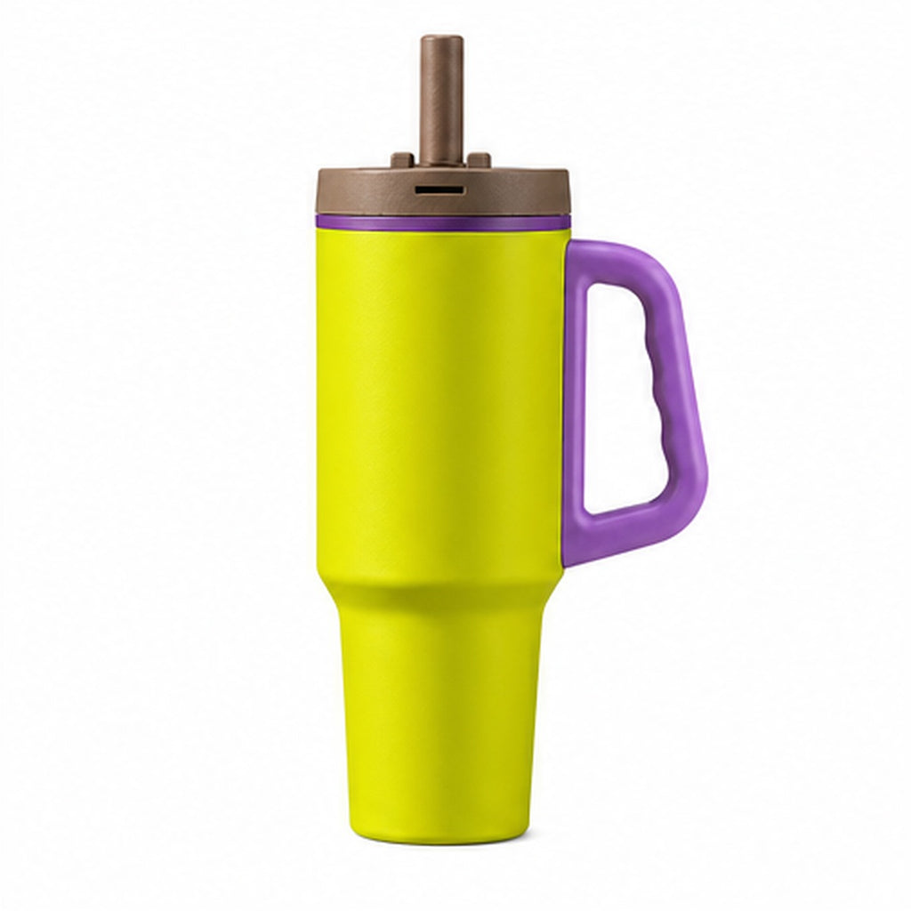 1100 ml 316 Stainless Steel & Ceramic-Lined Insulated Straw Tumbler