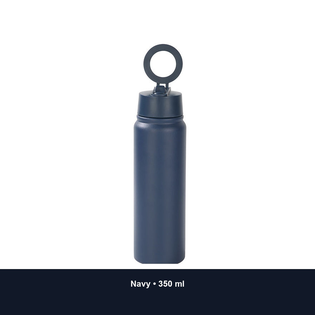 Custom 350ml–1000ml Magnetic Phone-Stand Stainless Steel Bottle