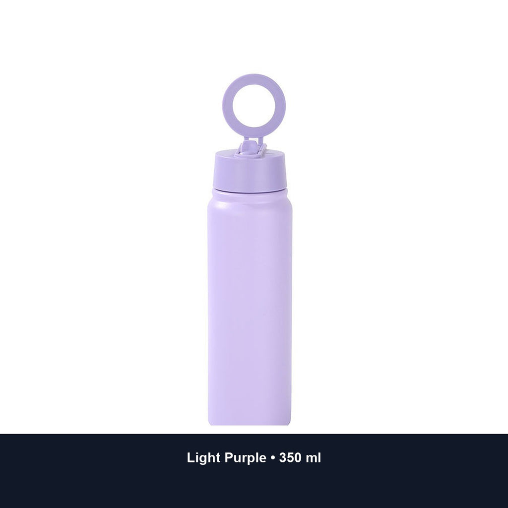 Custom 350ml–1000ml Magnetic Phone-Stand Stainless Steel Bottle