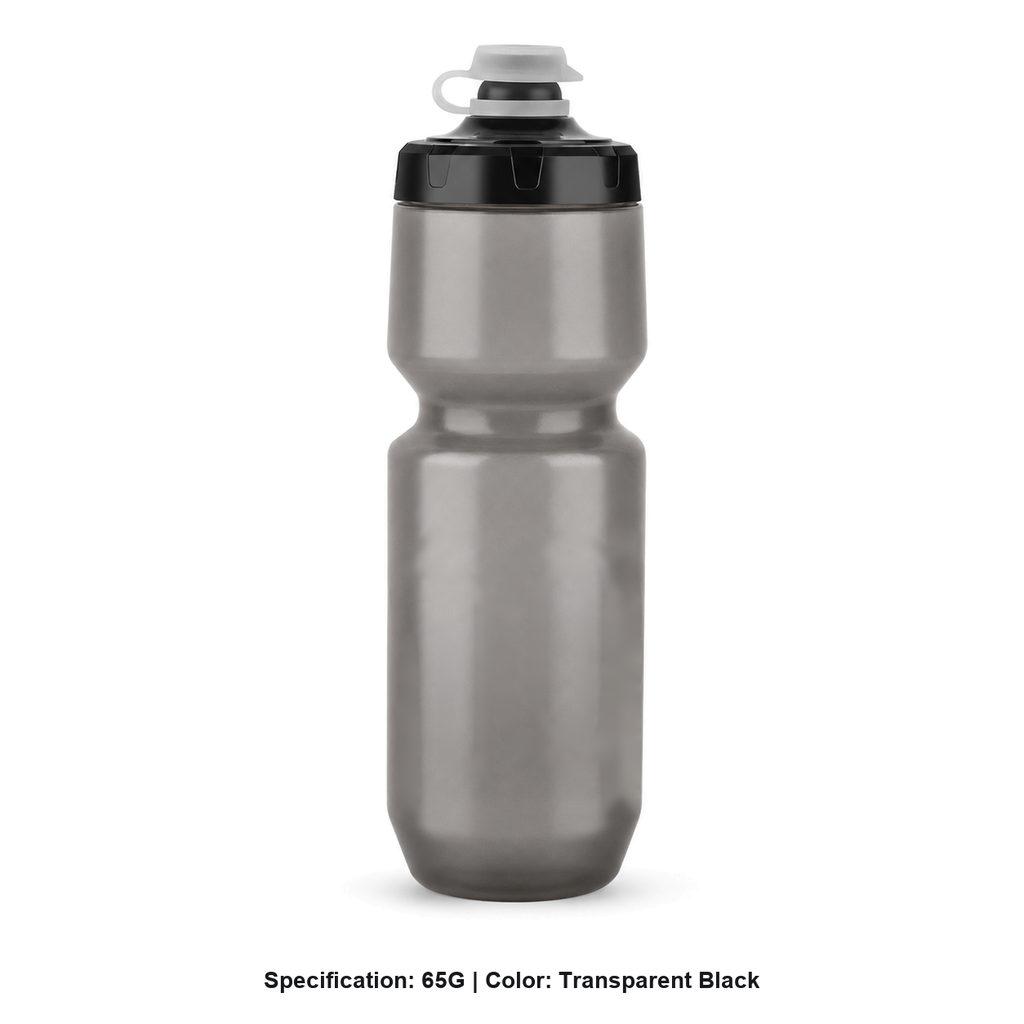 Squeeze Sports Water Bottle — 65G / Transparent Black